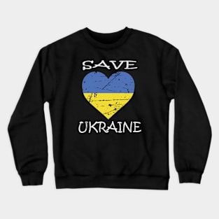 Save heart ukraine Crewneck Sweatshirt